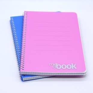 A4线圈方格笔记本网格本格子本方格手账本大记事学生精品文具