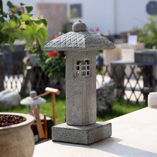 石灯日式室内枯山水新中式景观石灯笼装饰庭院户外草坪石雕