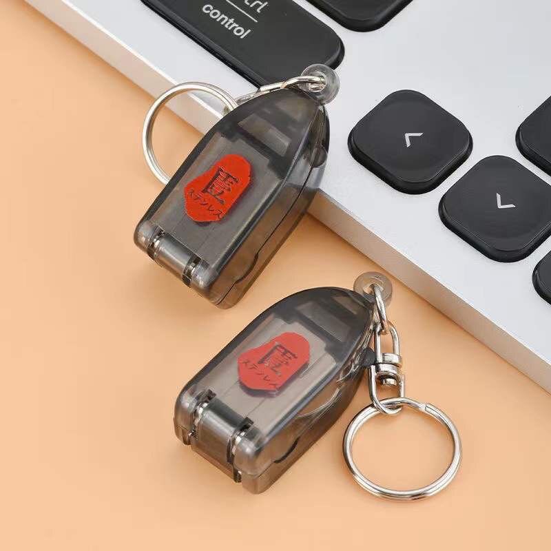 迷你折叠指甲剪不锈钢便携式修甲工具指甲刀套装创意钥匙扣配件