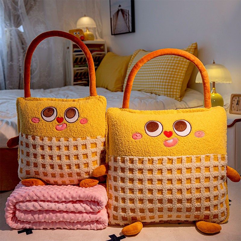 抱枕被子两用加厚冬天办公室折叠午睡枕头毯子二合一汽车靠枕车载,居家布艺,抱枕被,淘宝优惠券,粉丝福利购,淘宝优惠卷