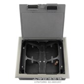 架空地板地插四位86地毯式 办公室地砖大理石专用地面插座 塑料面