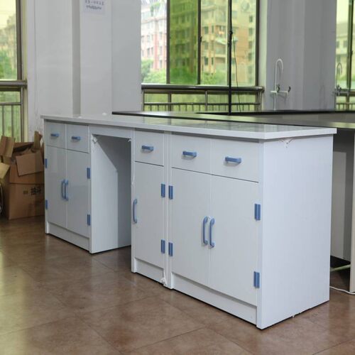 实验室钢木实验台全钢中央操作台pp试验工作台理化板台面实验桌台