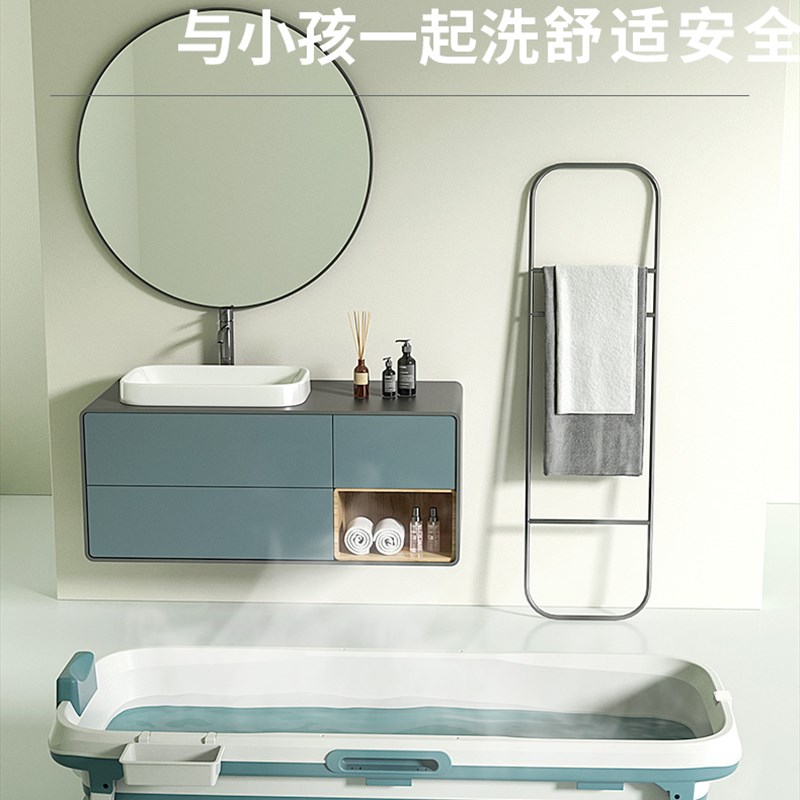 家用可折叠 加长浴缸式泡澡桶 全身泡澡浴缸沐浴桶 可倚靠