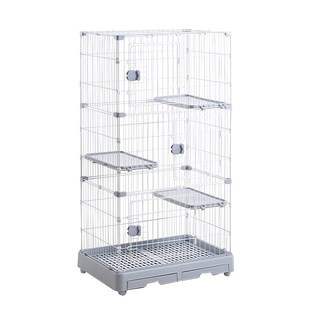 HAKE黑咔迷你猫笼子两层空间猫窝宠物用品室内小户型家用猫笼不占