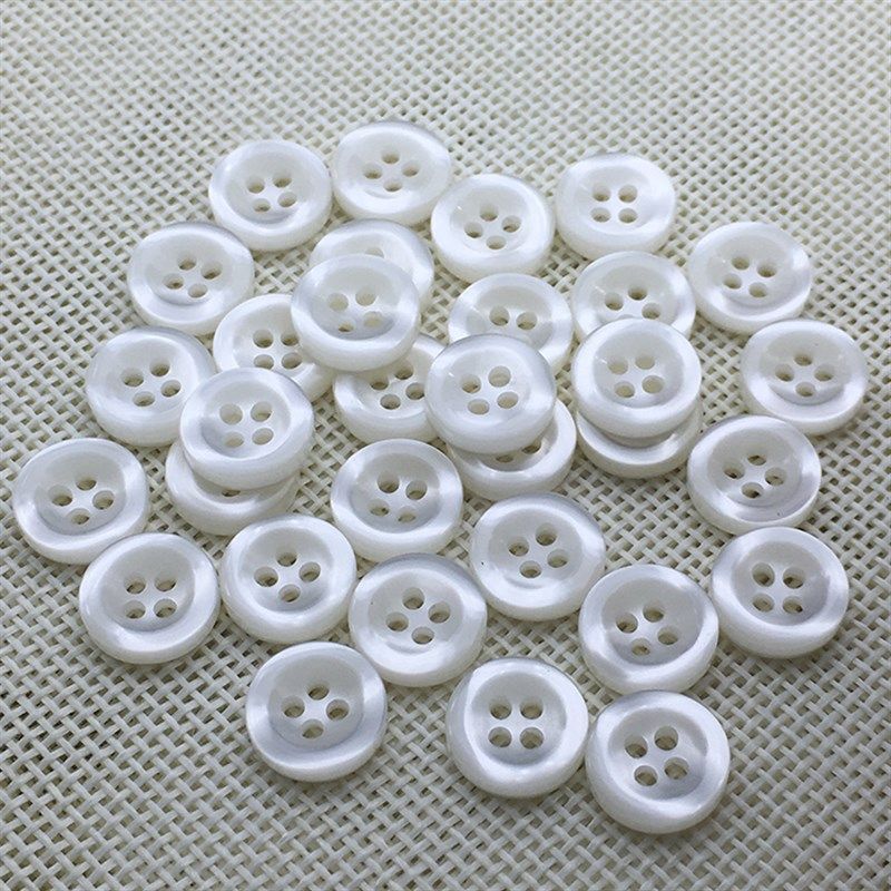 100颗高档男女衬衫纽扣扣子 白色珠光百搭款衬衣精致钮扣11.5mm,居家布艺,纽扣,淘宝优惠券,粉丝福利购,淘宝优惠卷