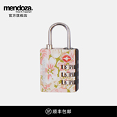 Mendoza防盗密码 挂锁旅行拉杆箱双肩背包拉链出国海关锁