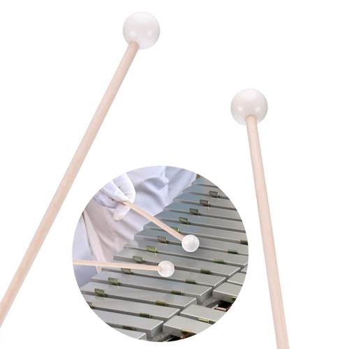 马林巴槌 白色马林巴木琴槌 钟琴槌硬槌木琴槌硬 木槌 钟琴棒子