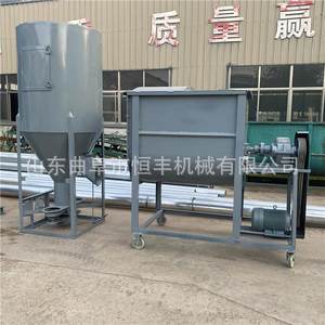 安徽混合均匀搅拌设备卧式饲料搅拌机型号齐全饲料搅拌机