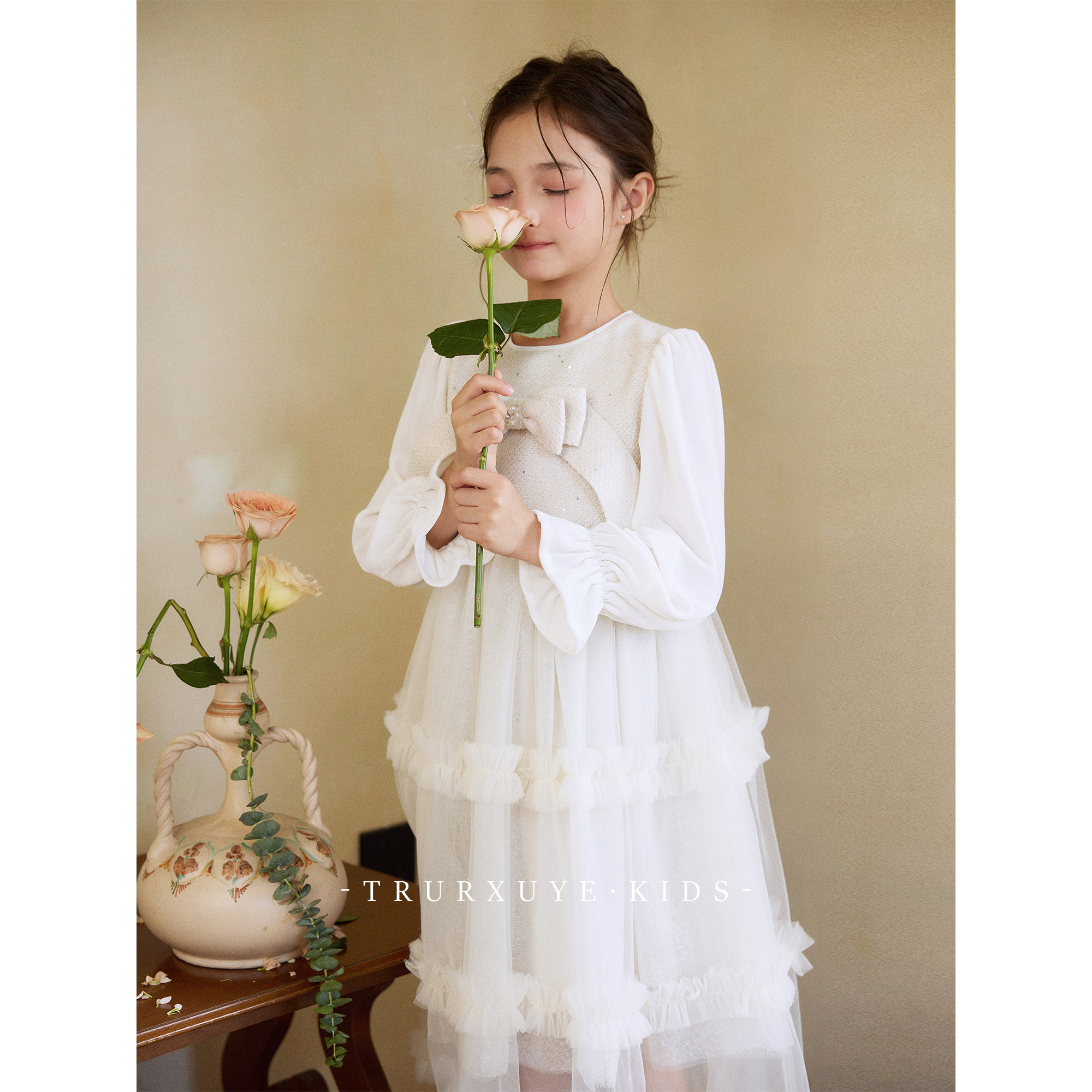 初煦女童秋季连衣裙2025新款