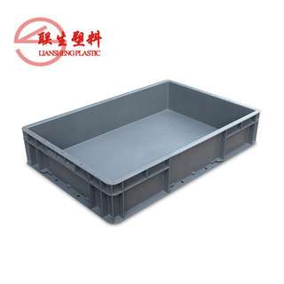EU4611物流塑料储物箱汽车零部件存放箱周转箱400*600*120mm