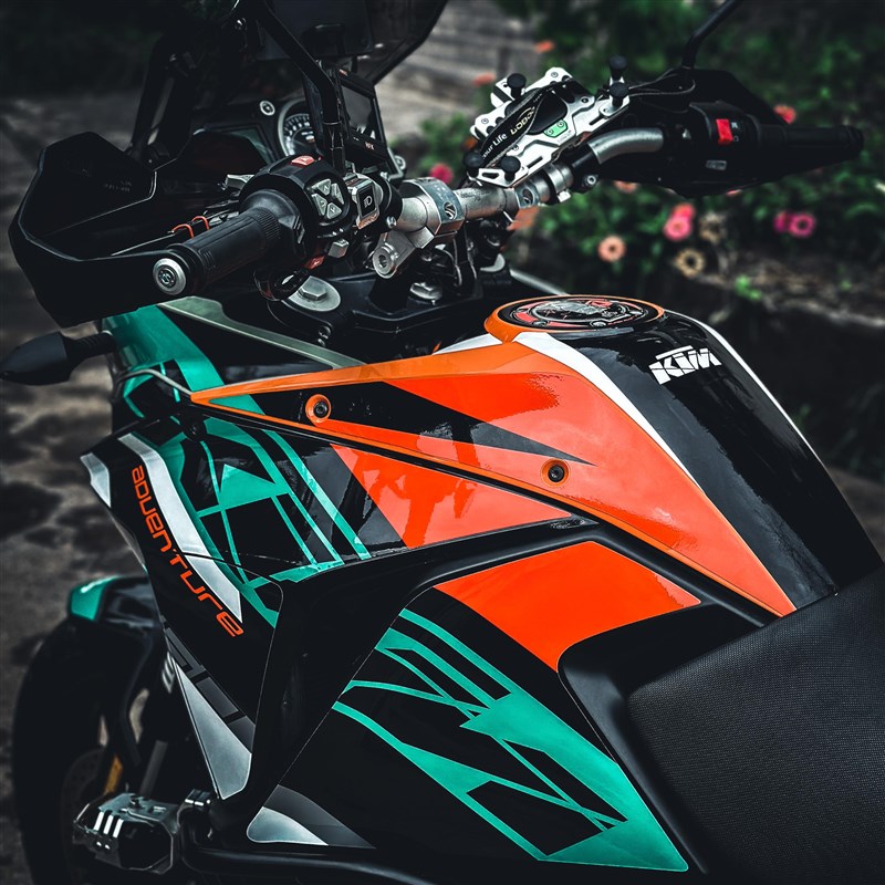 KTM1050 1090 1190 1290ADV贴纸版画改装防水贴花改色保护车衣