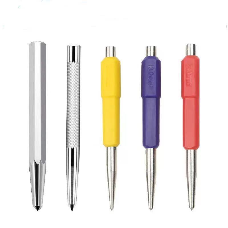 中心冲子超硬圆锥冲钳工钻孔中心定位器合金凿子冲头点眼样冲圆形