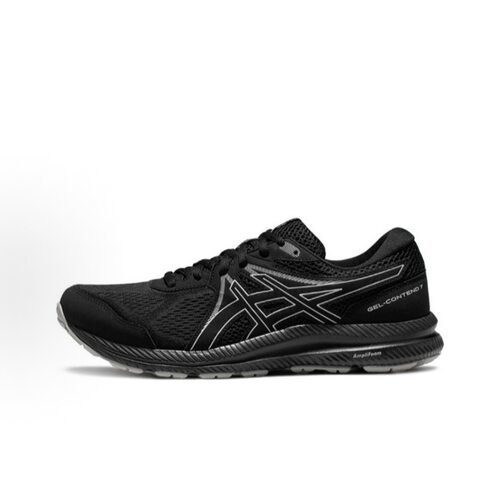 ASICS Gel-Contend 7 体考 低帮 跑步鞋 男 黑色