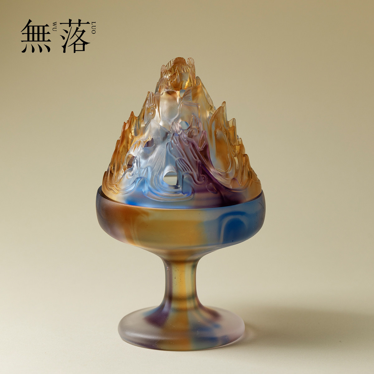 无落 高端琉璃博山炉香炉家用室内沉香薰檀香熏香盘香摆件禅意炉,餐饮具,茶道/香炉,淘宝优惠券,粉丝福利购,淘宝优惠卷