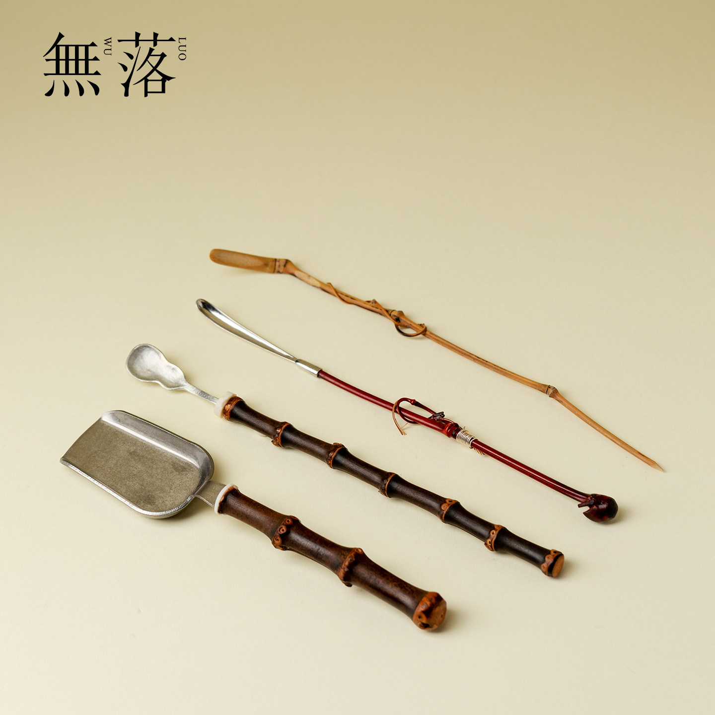 无落 复古茶道六君子分茶器紫竹茶拨茶铲手工竹木锡制茶道零配件,餐饮具,茶道/零配,淘宝优惠券,粉丝福利购,淘宝优惠卷