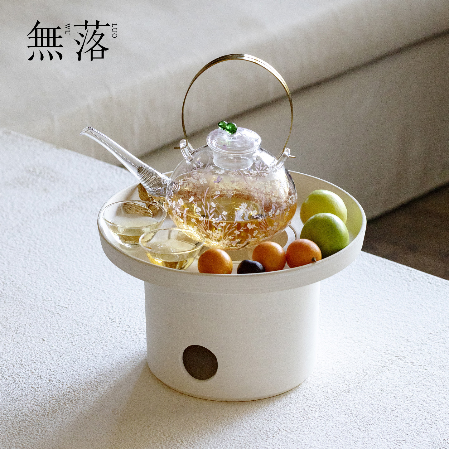 无落 玻璃煮茶炉陶瓷底座茶具套装家用烧水煮茶壶茶艺围炉煮茶壶,餐饮具,煮茶炉,淘宝优惠券,粉丝福利购,淘宝优惠卷