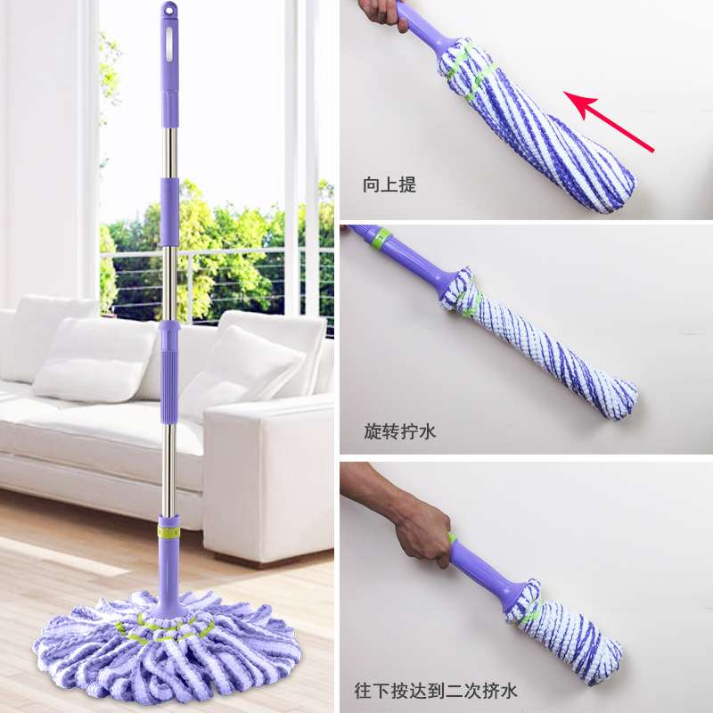 自拧水旋转免手洗拖把干湿墩布懒人地拖家用传统拧干式新品