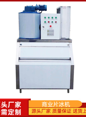 商业大容量进口压缩机冰块机Flake Ice Machine片冰机