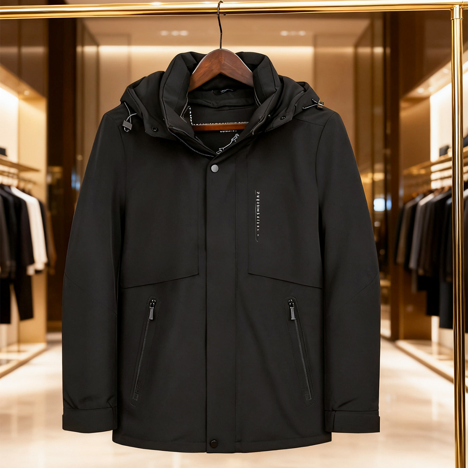 专柜撤下来的鹅绒羽绒服加厚