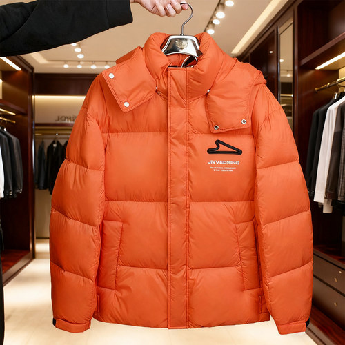 撤柜商场超厚羽绒服男款