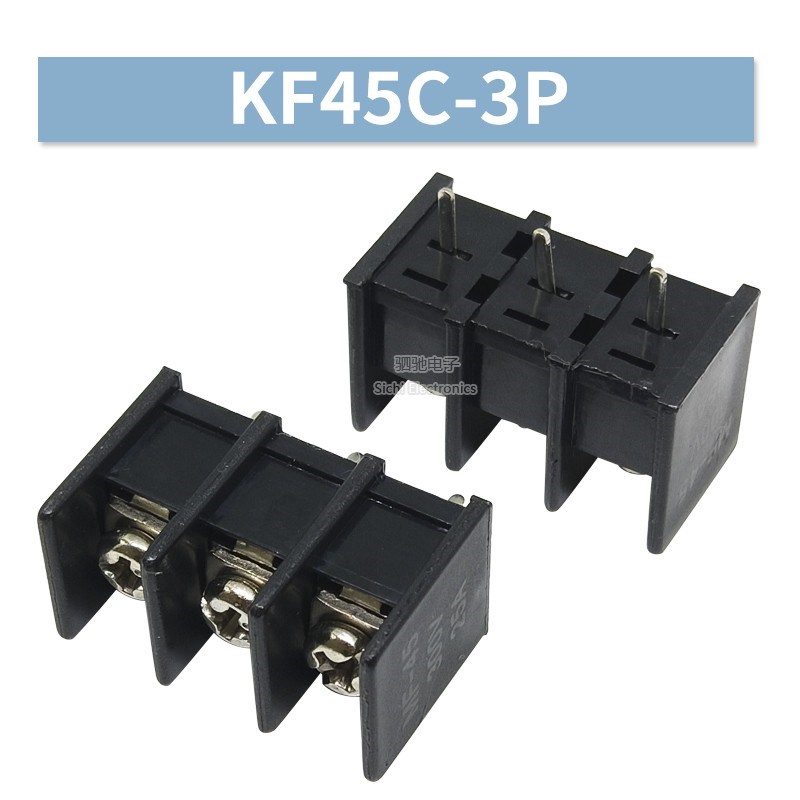 MG/DG45C/KF45C 2/3/4/5/6/7/8/9/10P接线端子PCB栅栏式9.5MM中脚