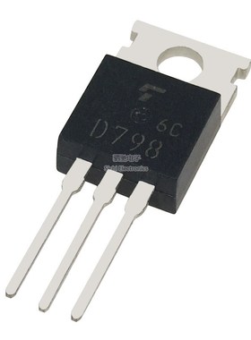 2SD798 D798 高电压达林顿功率管晶体管 6A 300V 全新TO-220