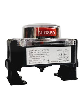 新品防腐型全塑料体限位开关盒回信器ES2PB 2SPDT  NPT1/2 IP67