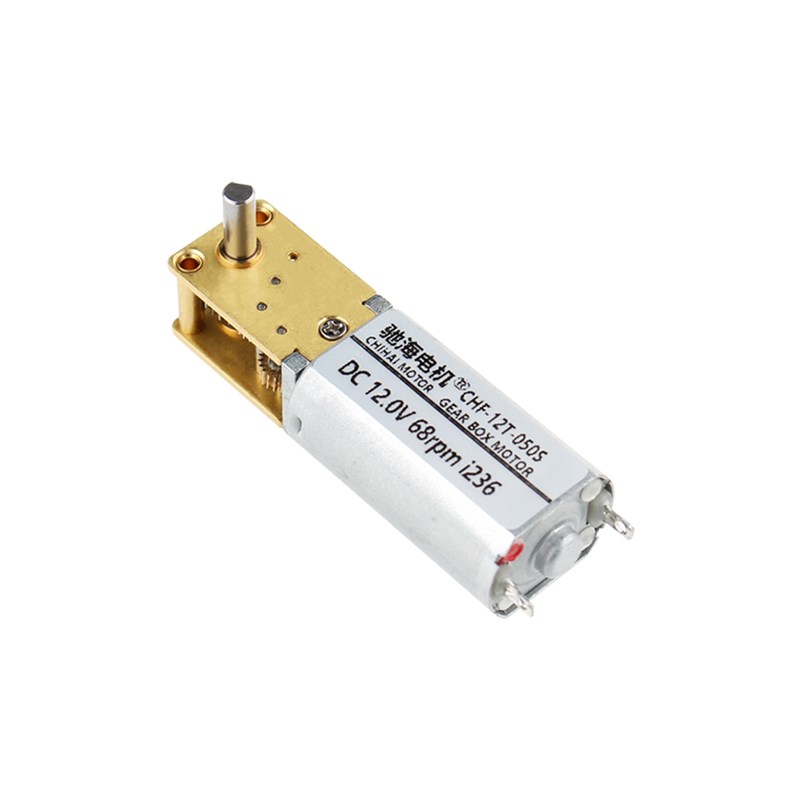 工厂销售12T直流电涡轮蜗杆050S减速电机90度安装12V6V变速马达