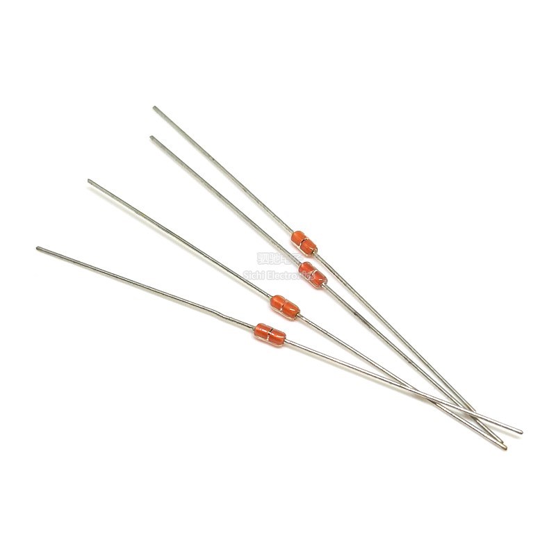 MF58玻封型热敏电阻NTC 5K10K50K100K B值:3950电磁炉温度传感器