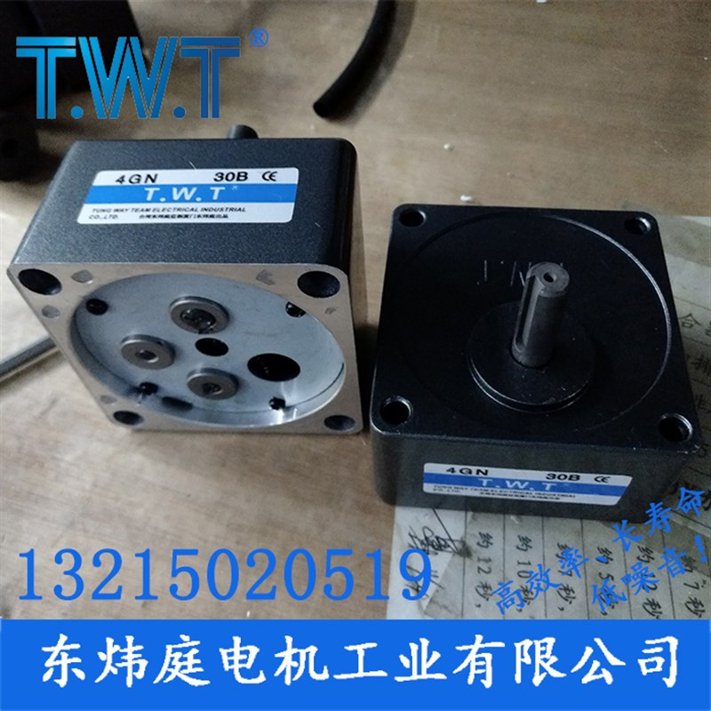 TWT电机 4GN3K~180K齿轮减速箱4GN20K 4GN100K  台湾东炜庭电机