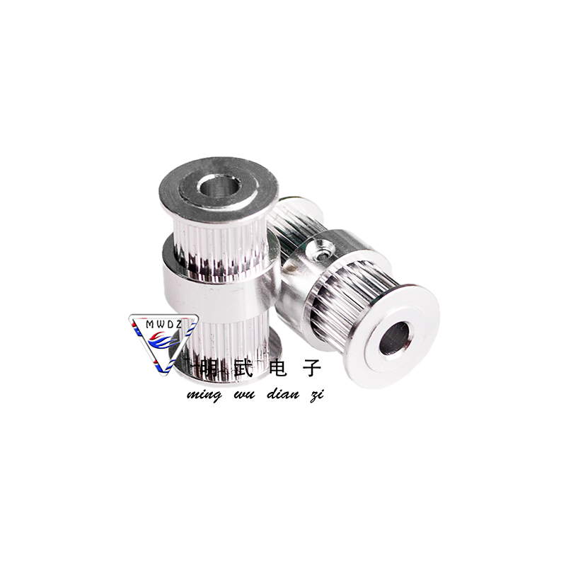 3D印表机配件2GT双头连身同步轮皮带轮gt2同步带轮滑轮20齿轮