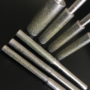 金刚石磨头加长柄6和砂工作面43毫米80目头部直径4 8020 15mm