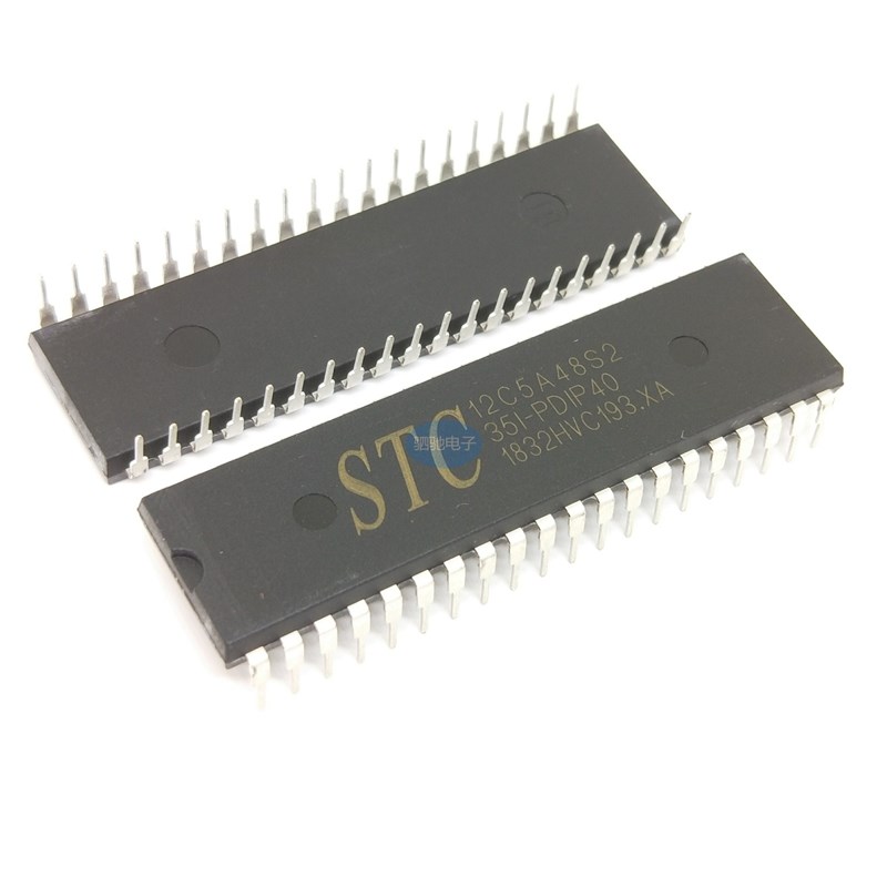 全新原装STC12C5A48S2-35I-PDIP40 单片机 STC12C5A48S2 直插40脚