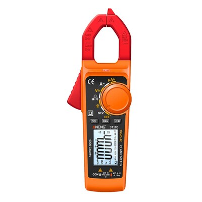 ST185迷你数字钳形表直流200A防烧万用表高精度电压电流电容电阻