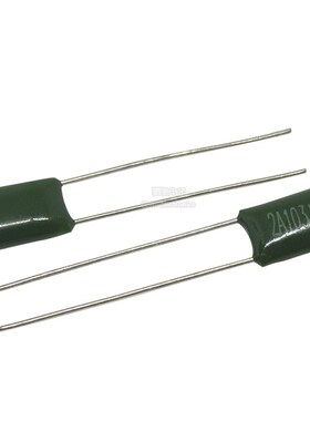 2A103J 涤纶电容 100V103J 10nF 脚距P=5mm 0.01UF 2A103 100V103