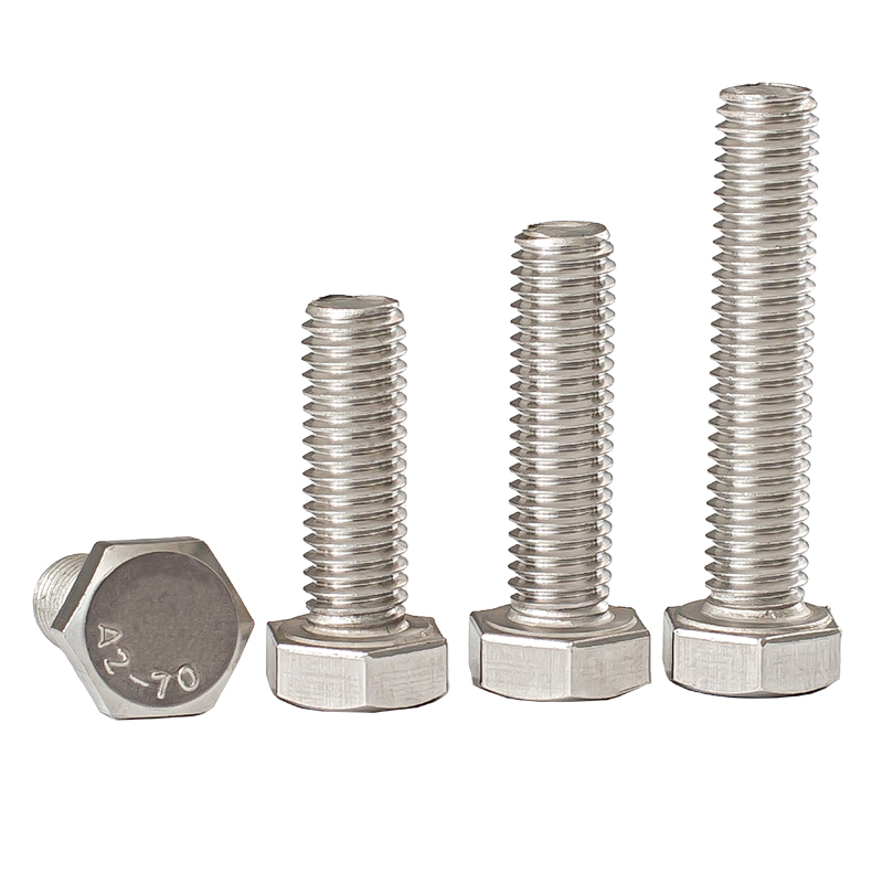M8M10M12 304不锈钢外六角螺栓 外六角螺丝*20/30/50/80/6X0-200m