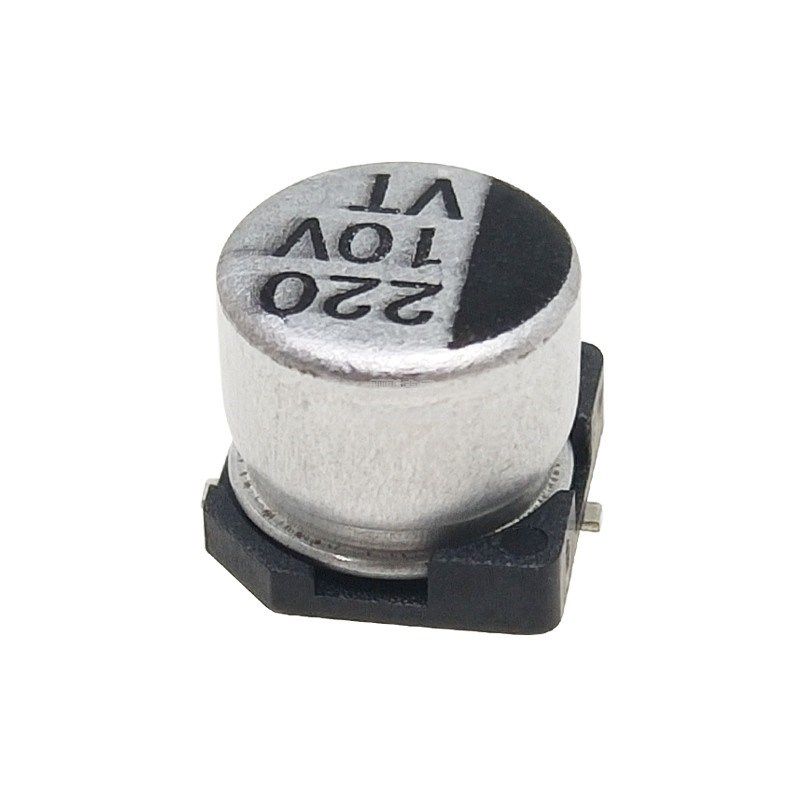 贴片电解电容 10V220UF 体积6.3*5.4mm SMD铝电解电容220UF/10V