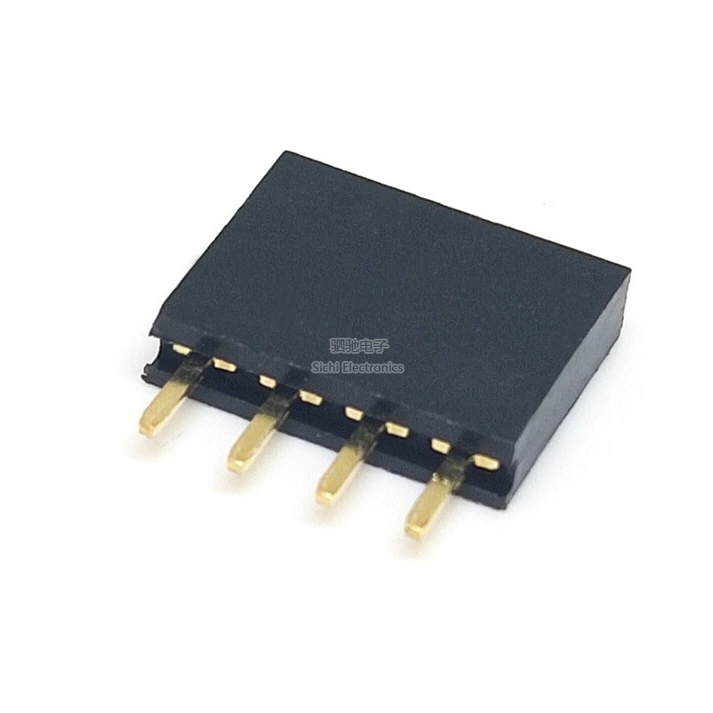 2.54mm单排母 1*2P/3P/4P/5P/6P/10P/16P/40P 单排针座/母座