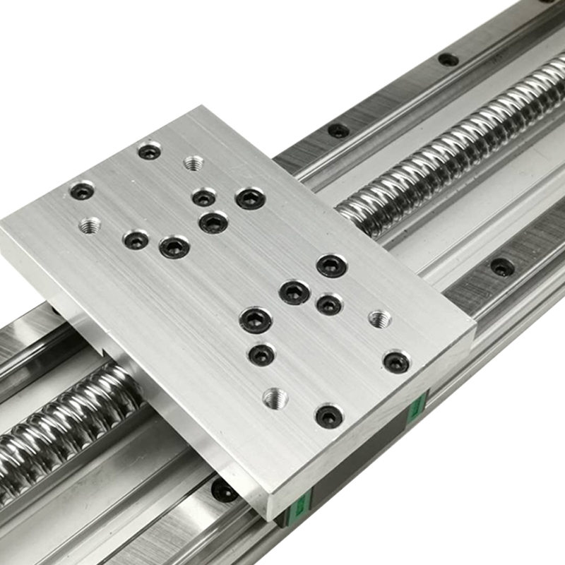 胜锐100款滚珠丝杆滑台双线轨直线精密导轨十字滑轨工作传动模组