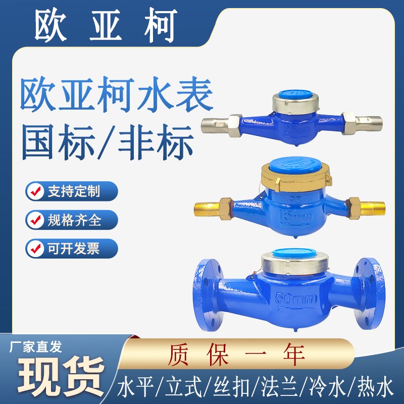 山东沁泉家用冷水丝扣水表LXS-20出租屋自来水宿舍民用水表