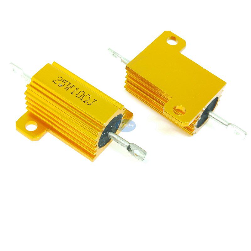 25W黄金铝壳电阻5% 0.05R 0.1R 0.2R 1R 4R 10R 16R 22R 33R 80R