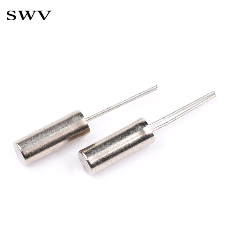 3x8圆柱型无源晶振32768K 2x6mm石英晶振 32.768KHz直插石英晶体