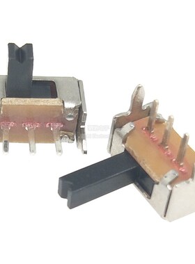 小型拨动开关 SK12D07VG4 VG2 VG3 VG5 VG6 VG7柄高带支架3脚2档