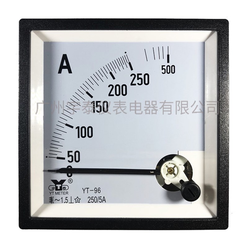 YT96交流电流表50A 10p0A 150A直通电流表92X92 SF96 CP96 50/5