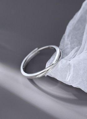 S925纯银戒指女小众设计感轻