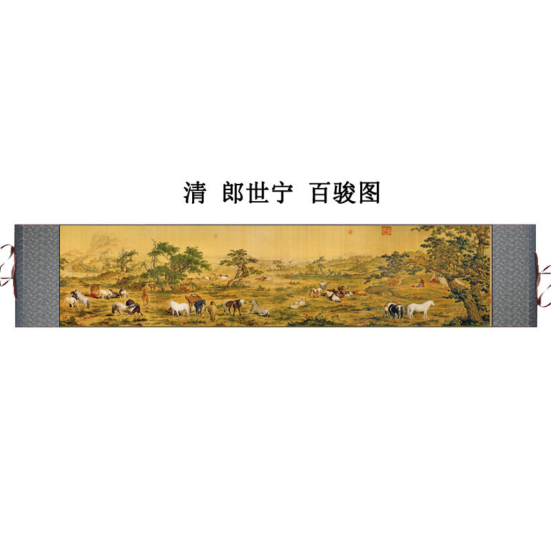 十大传世名画局部图丝绸画卷轴画绢画宣纸画仿古画国画水墨画微喷