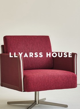 LLYARSS利亚斯/休闲椅/意式轻奢/可旋转设计师绣花皮/ILS