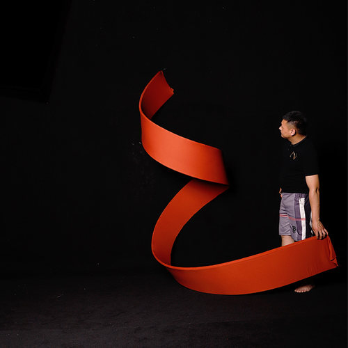 新款婚庆道具舞台吊顶装饰螺旋炫美自由弯曲波浪弧形百变造型曲线