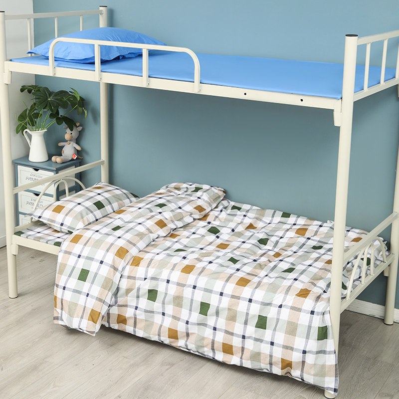 全棉学生宿舍单人六件套牀单被套枕套牀垫被子枕头被褥被枕芯纯棉