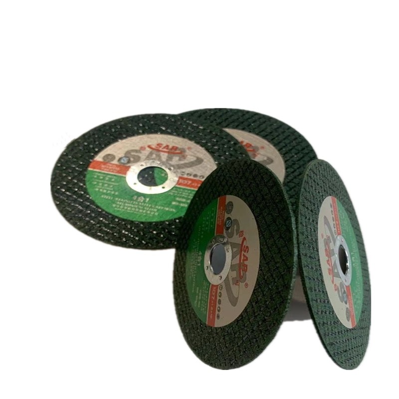 稳可切割片107x1.2x16双网绿色不锈钢金属砂轮切割磨片100角磨机